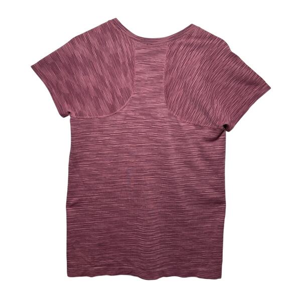 Athleta Momentum Spacedye Tee Eros Pink Size XL Activewear Sporty Workout Gym - Picture 5 of 8